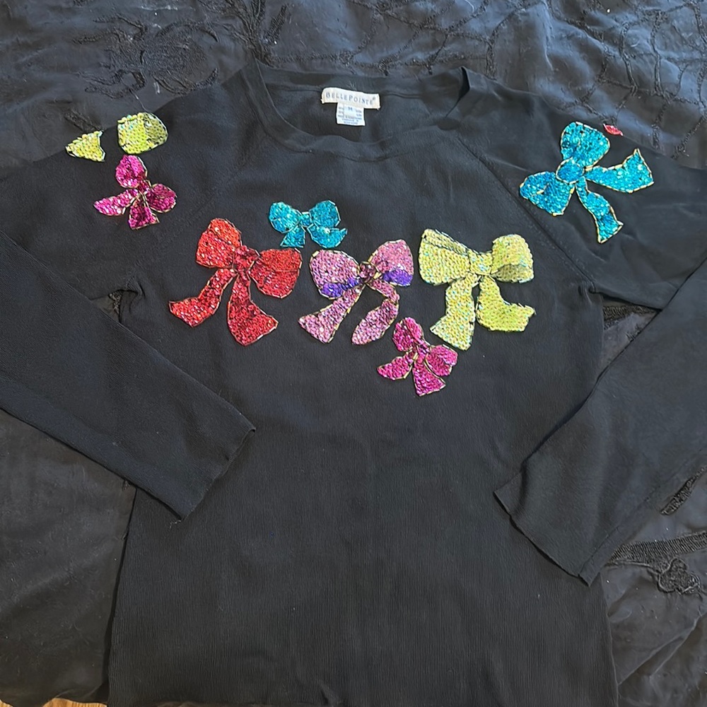 Bow Christmas Sweater